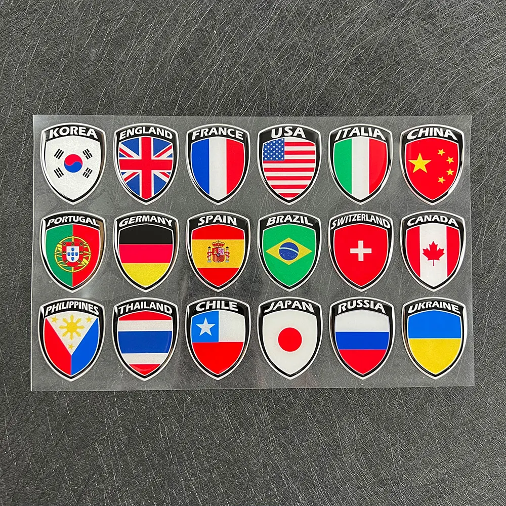3D Reflective Flag Sticker Motorcycle Parts Car Decal For UK Italy France Russia Spain Brazil South Korea Japan Chile USA Ukraine reflective stickers,motorcycle stickers,car accessories,auto stickers,vinyl stickers,italy flag stickers,custom stickers,motorcycle accessories