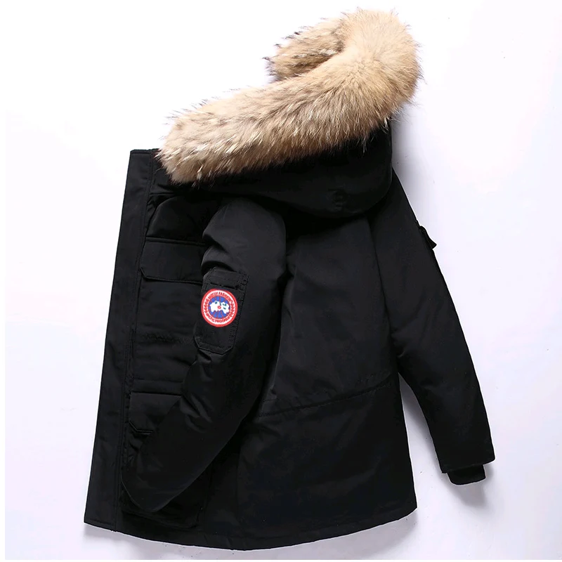 

Baby boys winter jacket kids coat Boy/white duck down parka/jackets with real fur -30 Christmas Warm Jacket toddler boy clothes