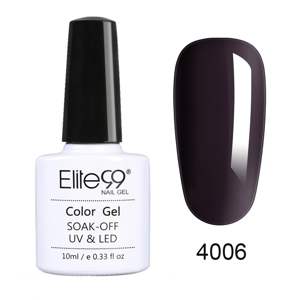 Гель-лак Elite99 10 мл Macchiato Soak Off UV светодиодный лак для ногтей праймер Гель-лак для ногтей однородного цвета для ногтей художественный гель для ногтей лак - Цвет: GJS4006