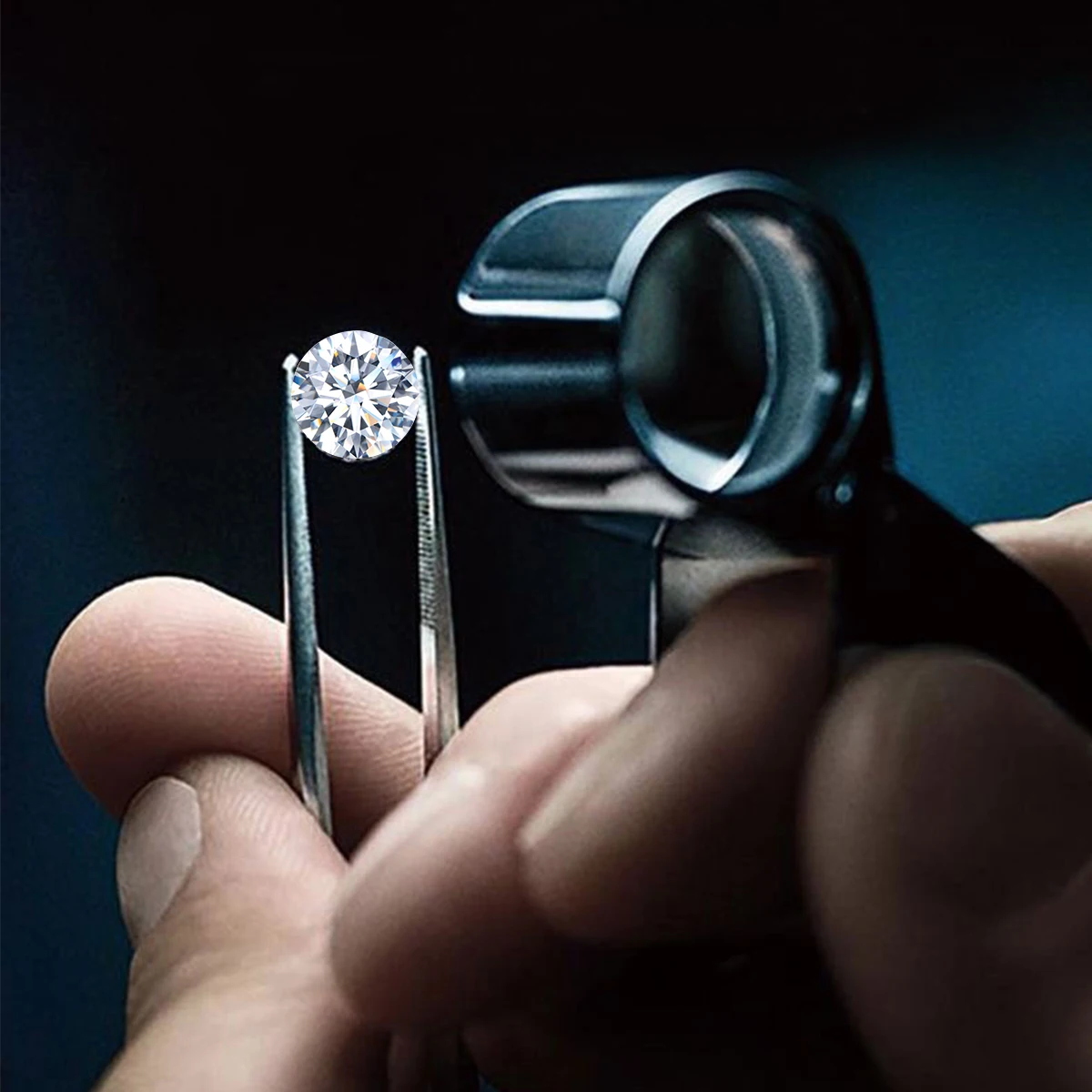 Real 0.1ct ~ 0.5ct D Color VS1 CVD HPHT Lab Grown Diamond Loose Gemstone Pass Test Wedding Earrings Ring Necklace DIY Material