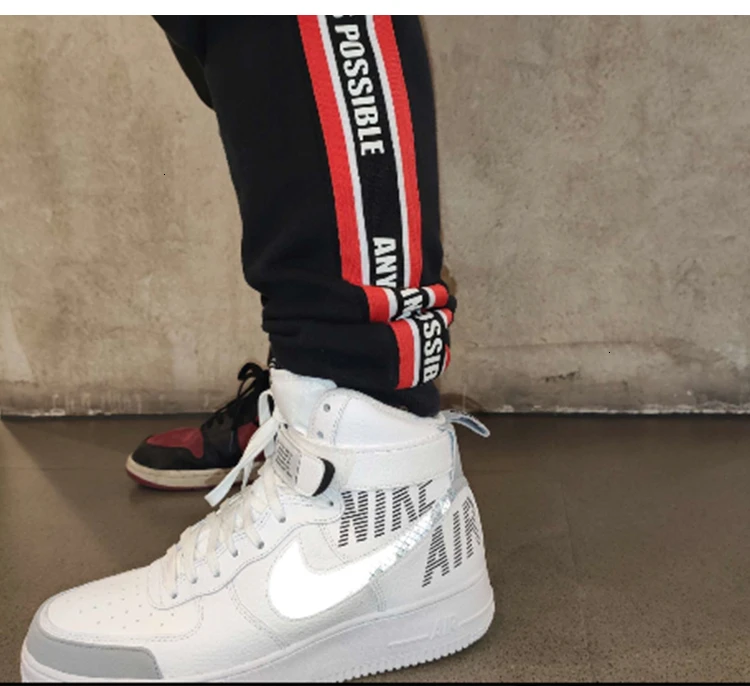 NIKE AIR FORCE 1 HIGH '07 LV8 2 AF1 мужская Баскетбольная Обувь Новое поступление спортивные удобные кроссовки устойчивые к истиранию# CQ0449