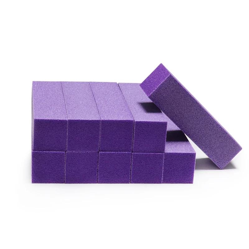 Sponge Nail Art Buffer Block 4 Sides Manicure Tool