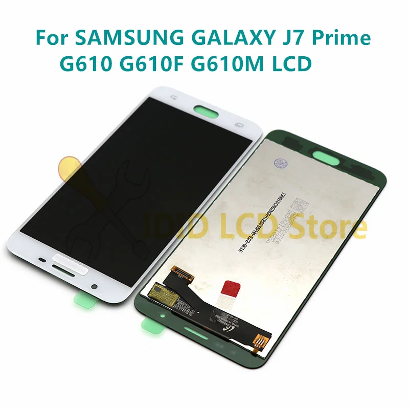 Accesorios para SAMSUNG GALAXY J7 Prime G610 G610F G610M on7 2016, de pantalla táctil para J7 Prime LCD|Pantallas LCD para teléfonos móviles| -