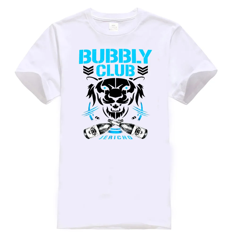 Bubbly Club Chris Aew Njpw Jericho Bit Of The Bubbly пародия черная футболка S-3Xl базовые модели футболки