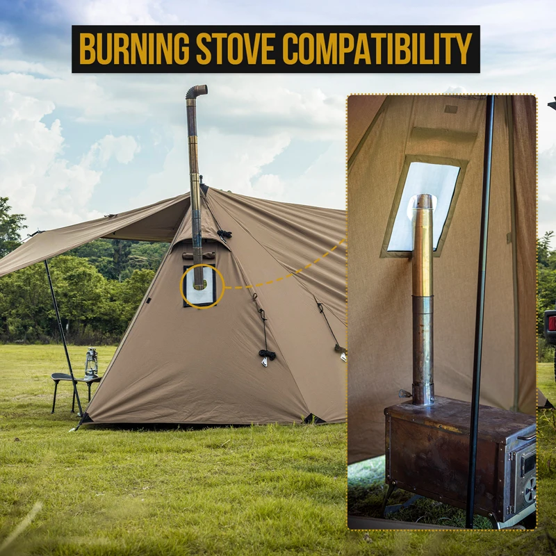 Onetigris Roc Shield Bushcraft Tent Configureerbare Camping Onderdak Met  Polen Strand Tent Voor Backcountry Retraite - AliExpress