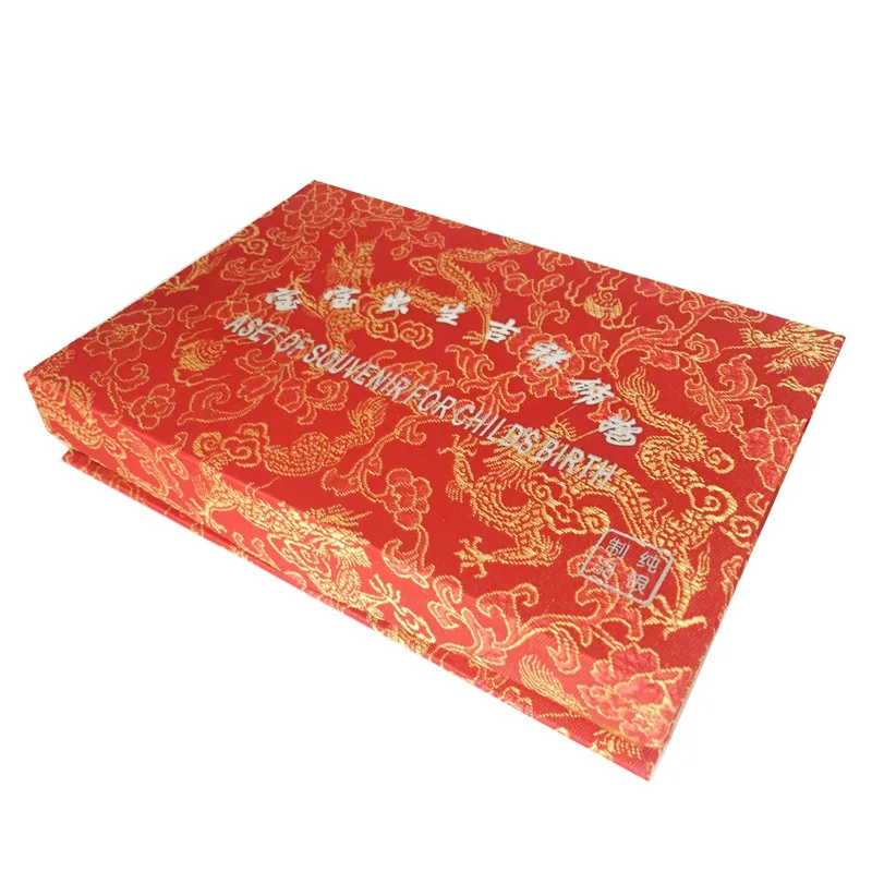 

Manufacturers Direct Selling Jewlery Box Baby Fine Silver Three-piece Set Plastic Box Set Dragon Design Silver Accessories Custo