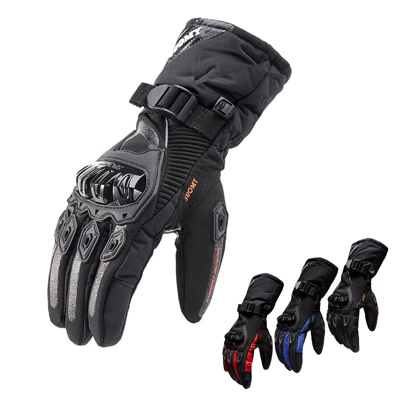Guantes moto Luvas rcycle перчатки водонепроницаемые ветрозащитные зимние теплые сенсорный