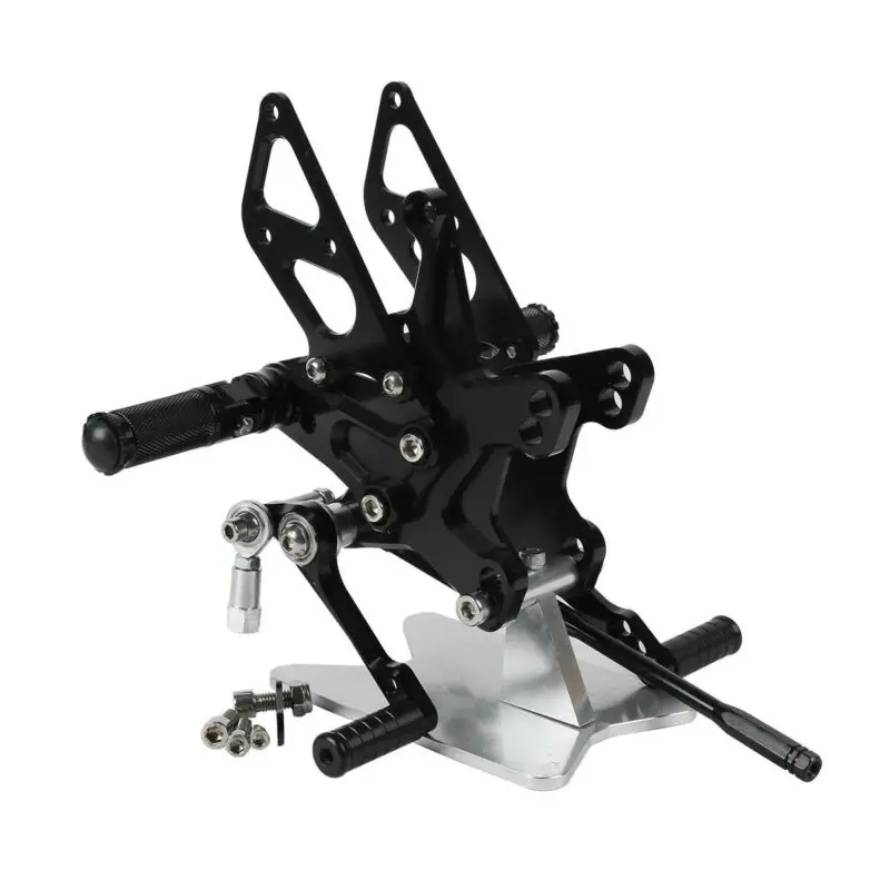 

Motorcycle CNC Adjustable Rearsets Footrest Foot Pegs For Kawasaki Ninja ZX10R 11-17 12 13