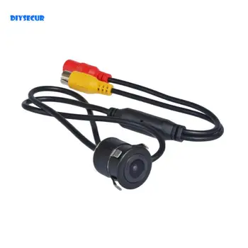

DIYSECUR 12V DC 120 degree Mini Color CMOS Reverse Backup Car Rear View Camera Night Vision