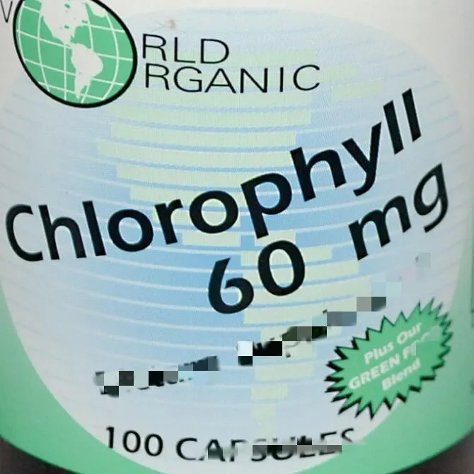 

Chlorophyll, High in Vitamin C, Detox, 60 mg, 100 pieces/bottle