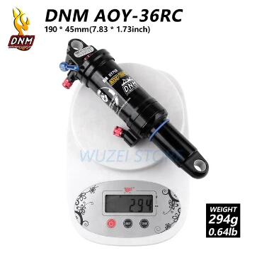 DNM/AOY-36RC MTB Велоспорт велосипед катушки Задний амортизатор 165/190/200 мм горный велосипед воздуха задний амортизатор с блокировкой - Цвет: 190X45