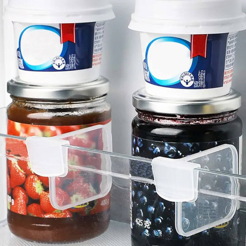 12Pcs/Set Refrigerator Partition  Divider Storage Rack Multifunctional