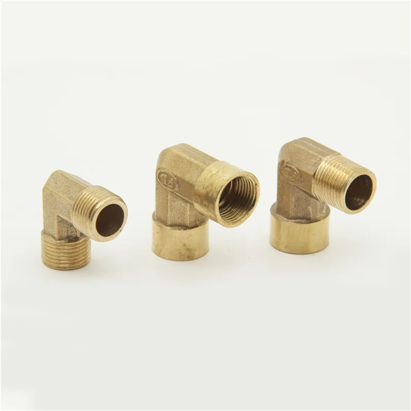 Hose Pipe Fitting Pipe Fitting Water Pipe Fitting 1/8" 1/4" 3/8" 1/2" 3/4" 1" Female / Male Thread 90 Deg Brass Elbow Pipe Fitting Connector Coupler For Water