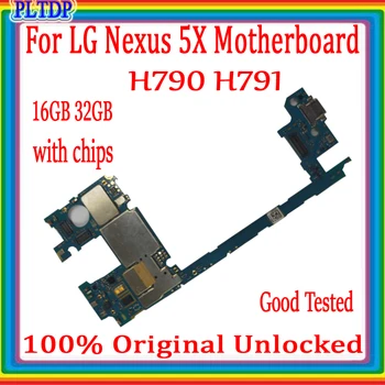 

Original Motherboard For LG Nexus 5X H790 H791 16GB/32GB,Support Mainboard For Android OS Logic Board With Full Chips Good test