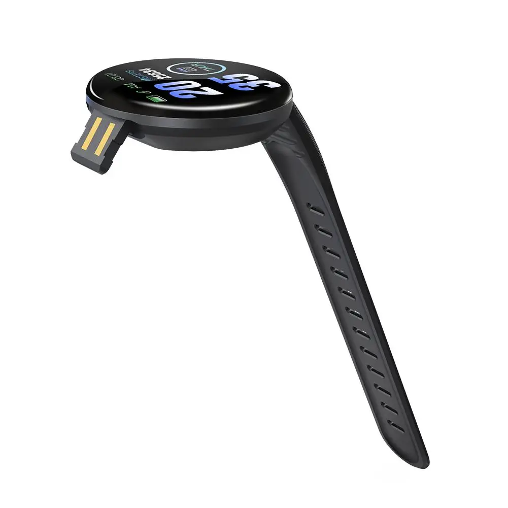 Смарт-часы для мужчин, Bluetooth, водонепроницаемые, D18, спортивные, фитнес-трекер, браслет, пульсометр, водонепроницаемый, кровяное давление, водостойкий