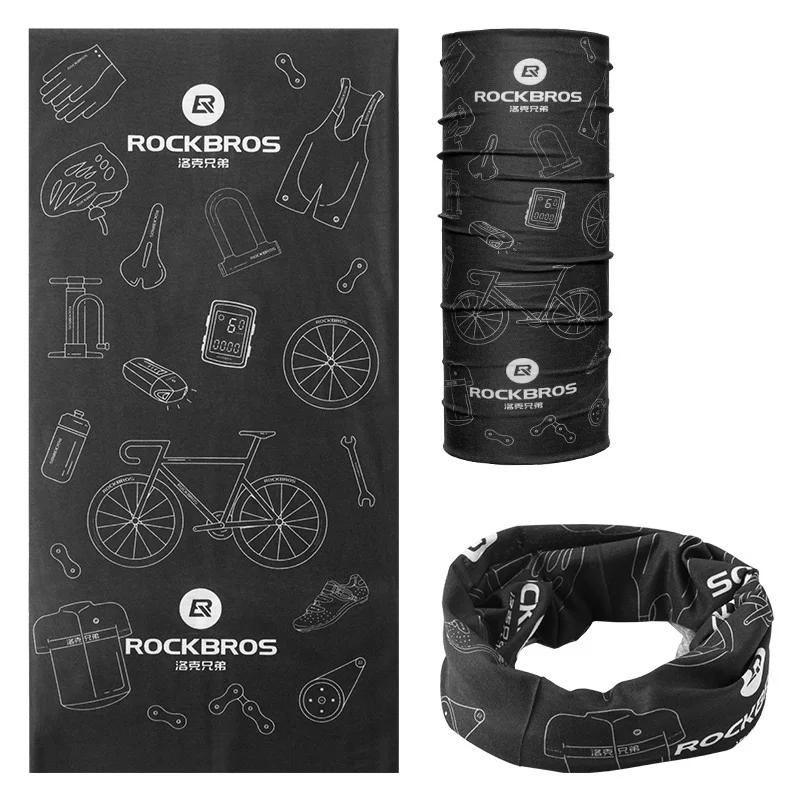 

ROCKBROS TJ-001 Cycling Outdoor Sport Scarf Plus Velvet Keep Warm Flexible Sunscreen Cap Breathable