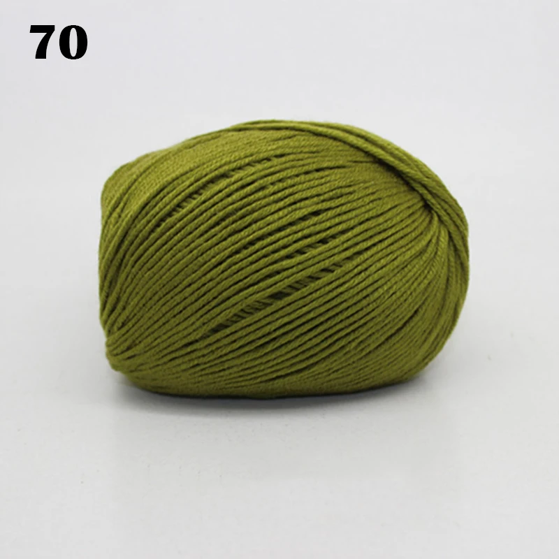 50 г камвольная линия ручная вязка крючком пряжа для свитера делая женщин сплошной цвет ручного вязания Ремесла поставщик