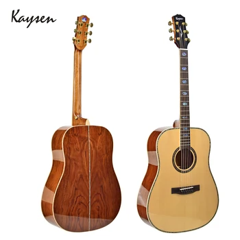 

Kaysen 41 inch Guitar AA Grade Spruce single board Mahogany Wooden Guitar High-grade solid wood Guitar Professional AGT108