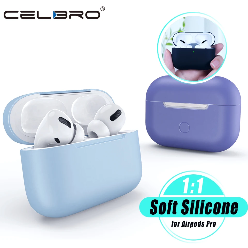 Earphone Case Soft Silicone Cover for Airpods Pro 1 2 Protective Colorful Silicon Slim Shells New |