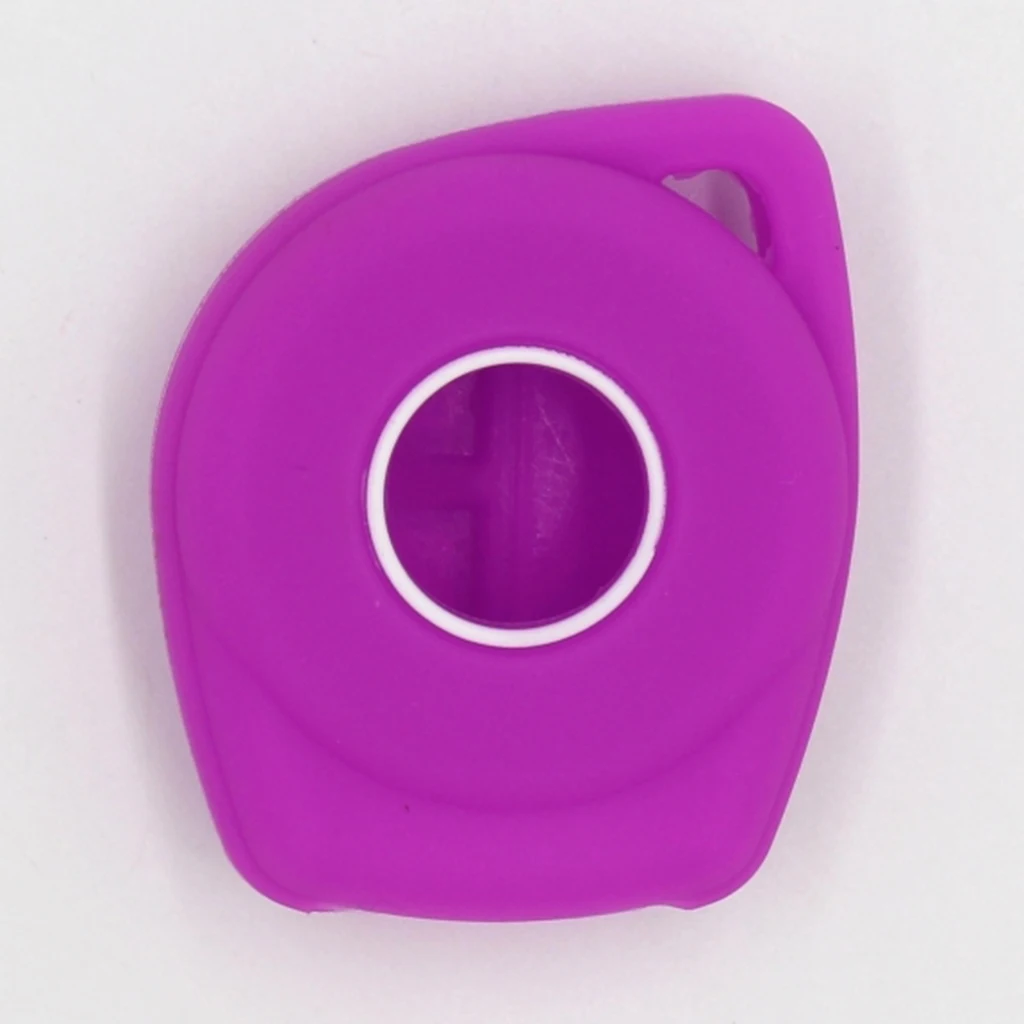 Silicone Protective Key Fob Case Cover Keyless Jacket Protector Holder Purple