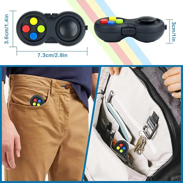Fidget Pad Controller Finger Toy Antistress Hand Anti Stress Games for Adults and Child Autism ADHD Toys Stress Relief Anxiety 5