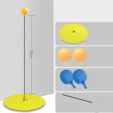 

Elastic Soft ShaftTable Tennis Practice Trainer Racket Game Movement Training Machine Elasticity Kid Adult Ping Pong Practice
