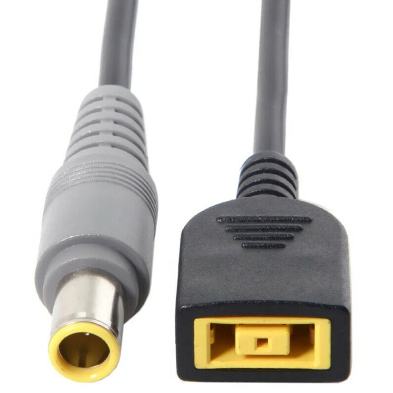 Dc 7.9x5.4Mm Dc Plug To Rectangle Female Charger Power Cable For Thinkpad X1 Carbon Laptop