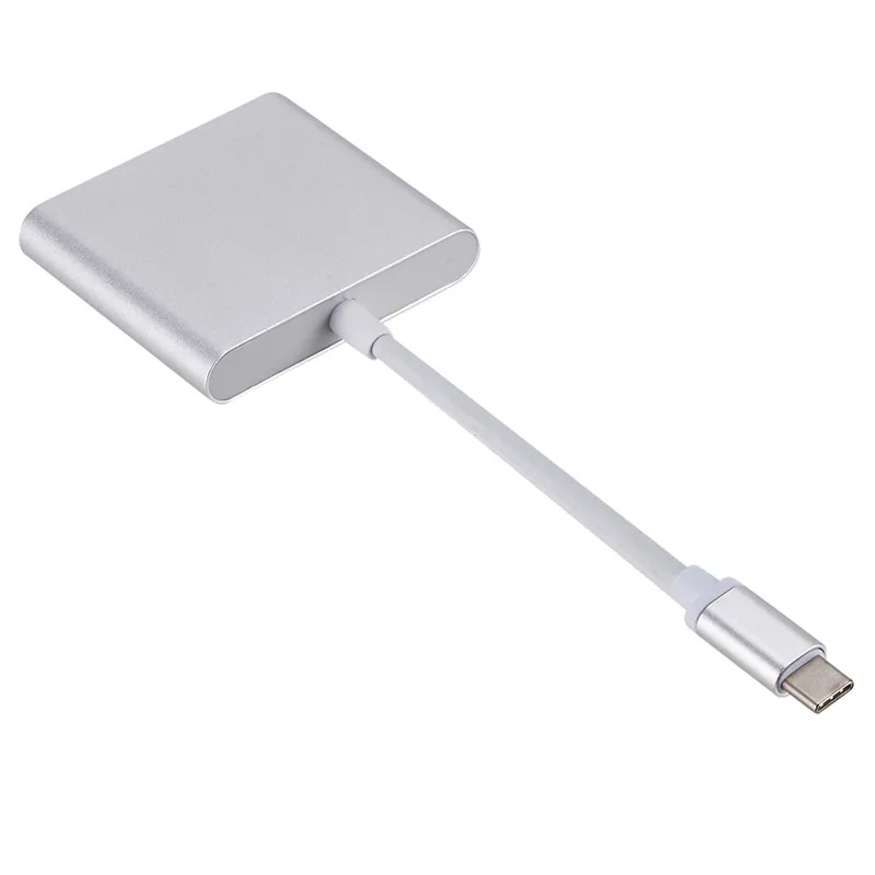 3 в 1 USB-C к HDMI кабель конвертер для samsung huawei Apple Usb 3,1 Thunderbolt 3 type C переключатель к HDMI 4K Кабель-адаптер 1080P