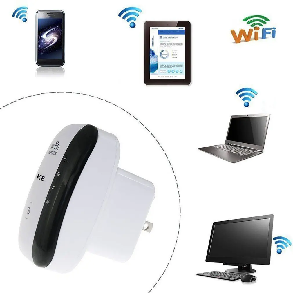 300 м WiFi ретранслятор 802.11a/b/g/n сеть усилительная подстанция настенная вилка дизайн Wifi усилитель сигнала для офиса дома