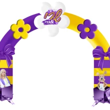 Подгонянная 3,4 м ширина 2,5 м высота надувная АРКА для вечерние украшения