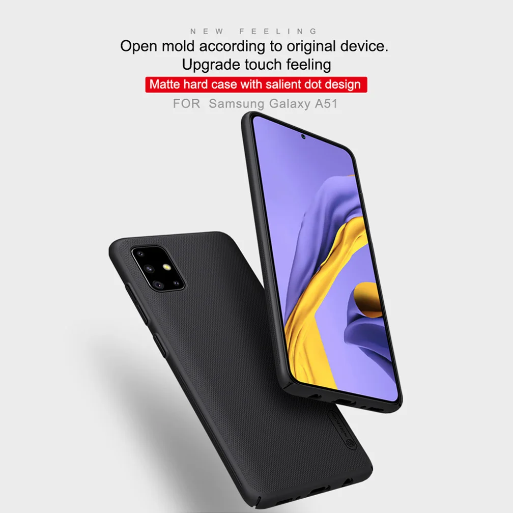 Для samsung Galaxy A51 чехол Nillkin Супер Матовый экран ультра-тонкий PC задняя крышка чехол для телефона для samsung A51 чехол