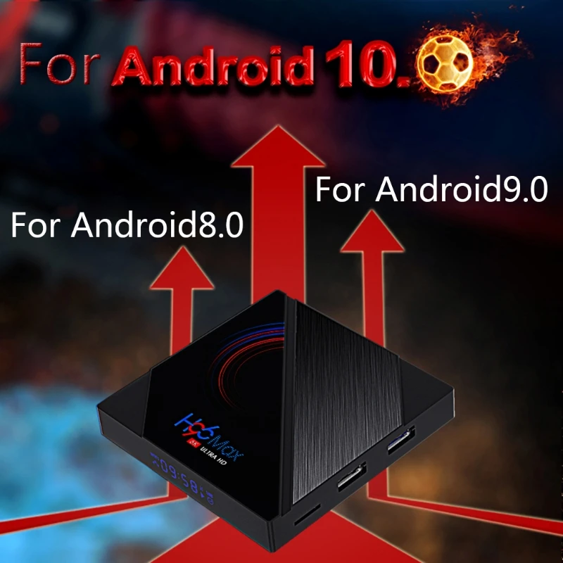 H96 MAX Smart TV Box 16GB 32GB 64GB Allwinner H616 Quad Core ARM Cortex A53 Wifi BT4.0 Youtube Reproductor Set Top Box
