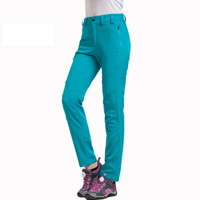 thin women pue blue Мужская уличная спортивная одежда, брюки, походные брюки для бега, мужские wo мужские флисовые брюки для охоты, кемпинга, катания на лыжах, четыре сезона, спортивные штаны - Цвет: thin women pue blue