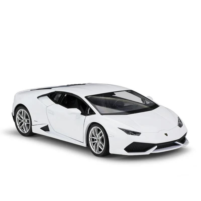 1:24 Welly модели автомобилей из сплава для Lamborghini Huracan LP610-4 литая под давлением модель автомобиля детские игрушки Рождественский подарок коллекция для взрослых - Цвет: Белый