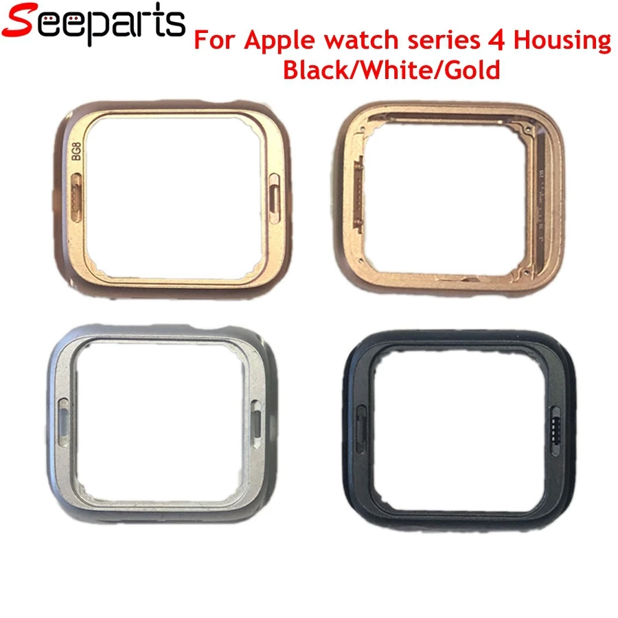 New For Apple Watch Series 4 Housing Black Cover Middle Frame Series4 S4  40mm/44mm Battery Cover Case Replacement Parts - Mobile Phone Housings \u0026  Frames - AliExpress