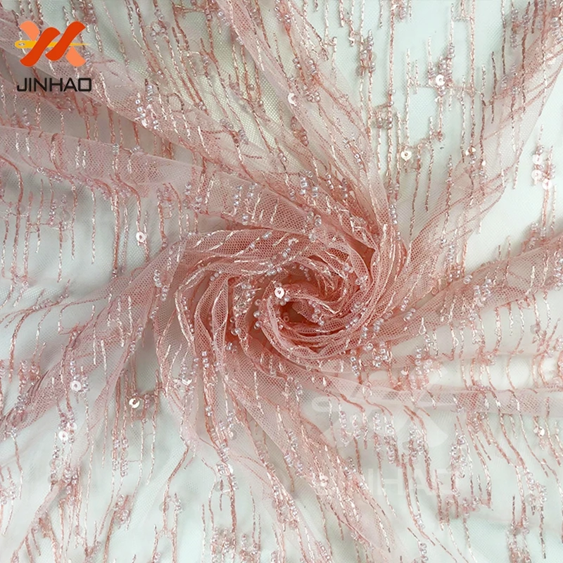

10 Yard 100% Polyester New Sequins Lace Fabric African French Lace Fabric 2019 High Quality Lace Wedding French Lace Fabric