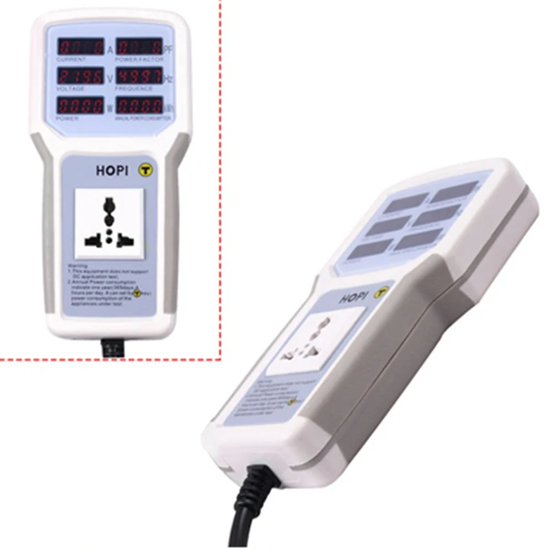 

Great Handheld 4400W 20A Electric Power Energy Monitor Tester Socket Watt Meter Analyzer HP-9800