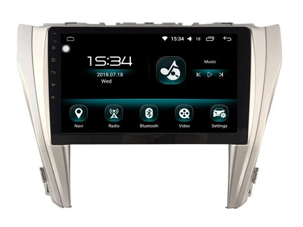 Clearance Car Multimedia Player 10.1inch IPS Screen Monitor GPS tape recorder Bluetooth Android 9.0 For Toyota Camry 2015 2016 Auto Audio 3
