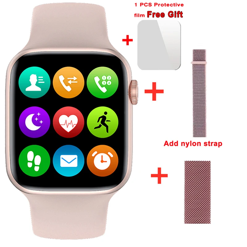 EnohpLX Original W27 Pro W17 Pro Full Screen Smart Watch 44MM Men W27 Smartwatch With Password Split IWO 16 PK DT7 plus X8 Max 
