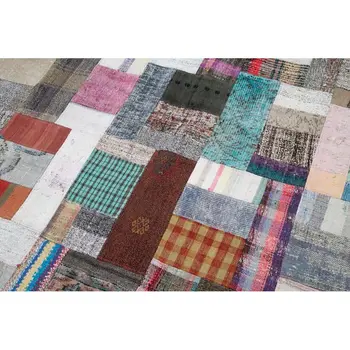 

259x350 Cm Multicolor Handmade Rugs Patchwork Rug-8x11 Ft