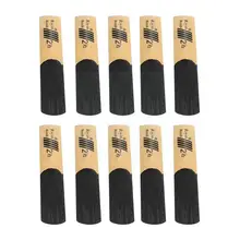 

10pcs Clarinet Reeds Set With Strength 1.5/2.0/2.5/3.0/3.5/4.0 Wind Use Music Plastic Training With Box Beginer Instrument K9n6