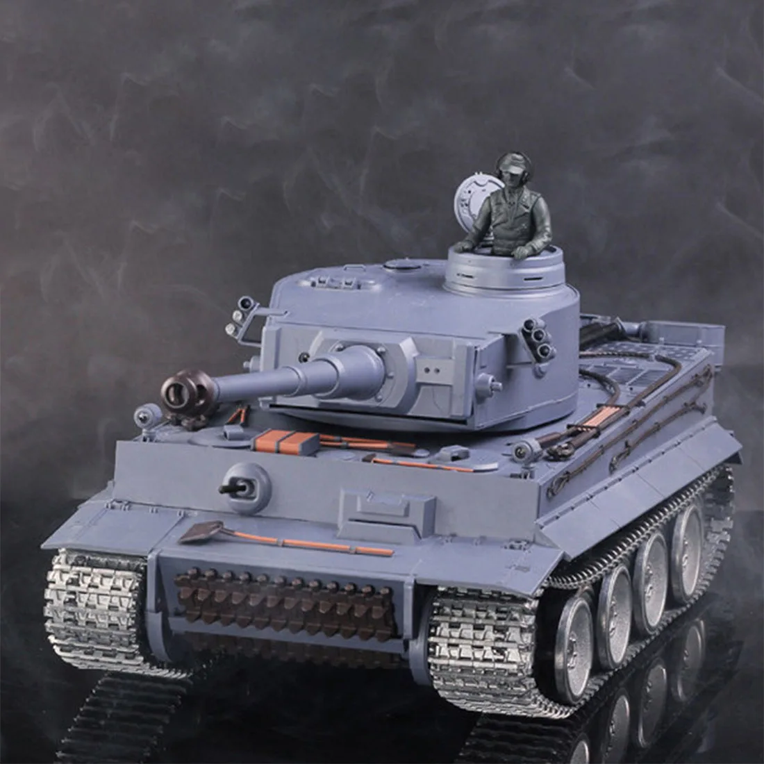 1:16 немецкий тяжелый танк Tiger 2,4G модель дистанционного управления Военный танк со звуковым дымовым эффектом-металл Ultimate Edition