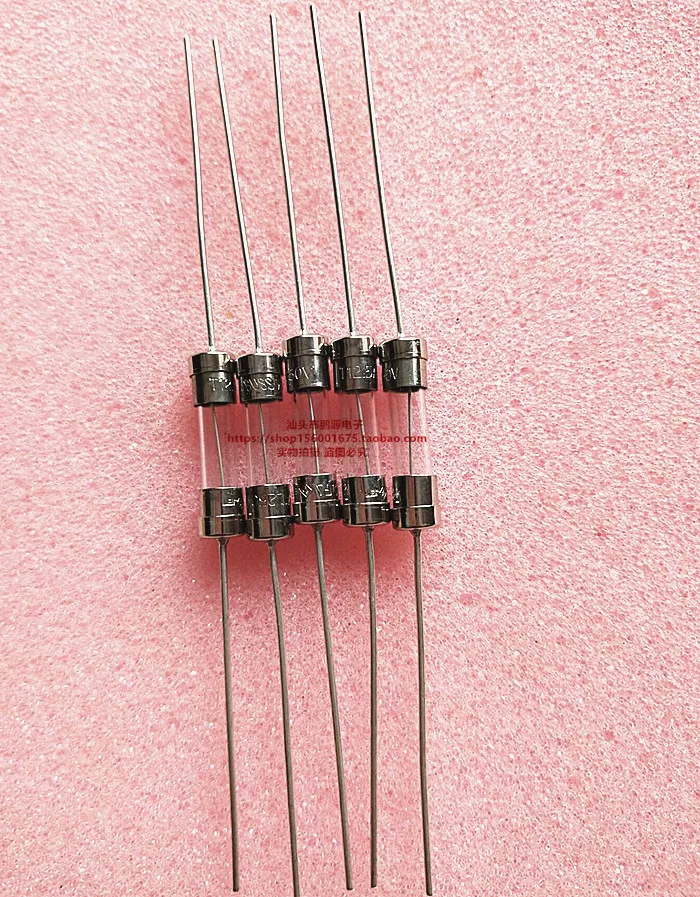 T12.5A 250V 리드 T12.5AL250V 5*20 유리 퓨즈 핀 50PCS 1lot|퓨즈| - AliExpress