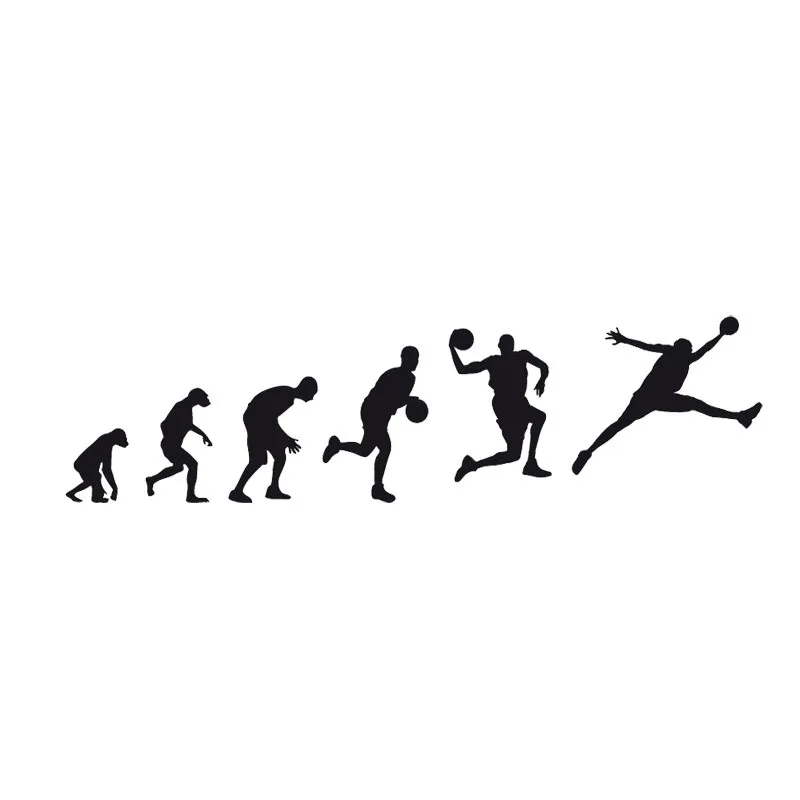 

Car Sticker Creative Basketball Player Evolution Vinyl Decal Car Decoration Accessories Car Sticker, ZWW0629, 18.6cm*5cm