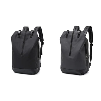 

Men's Simple Backpack Trendy Computer Bag Men's School Bag Fashion Backpack Large Capacity Solid