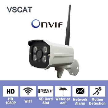 

HD 1080P WiFi IP Camera Wireless Onvif 720P Camera Home Security Surveillance Micro SD Card Slot Outdoor Waterproof IP Cameras
