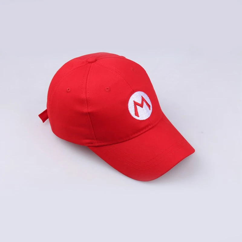 Кепка Super Mario Bros cosplay Prop хлопковая кепка солнцезащитная Кепка бейсболка