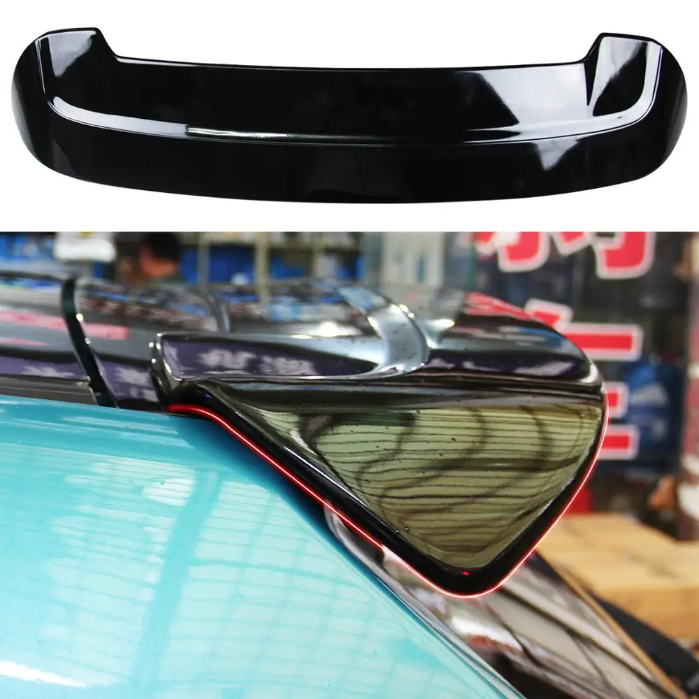For Suzuki Ignis Rear Spoiler Abs Material Rear Trunk Spoiler Roof Wing