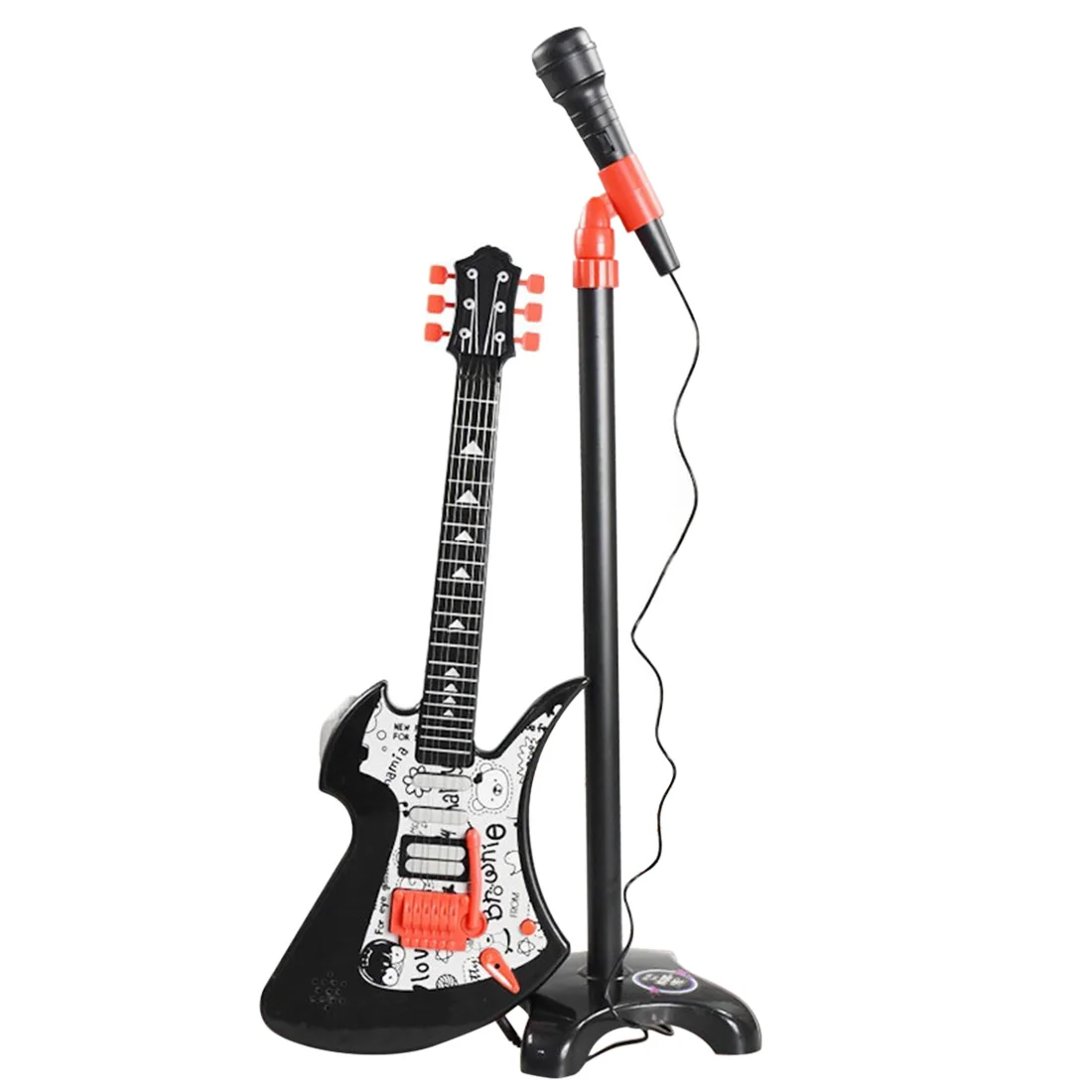 guitar with microphone toy