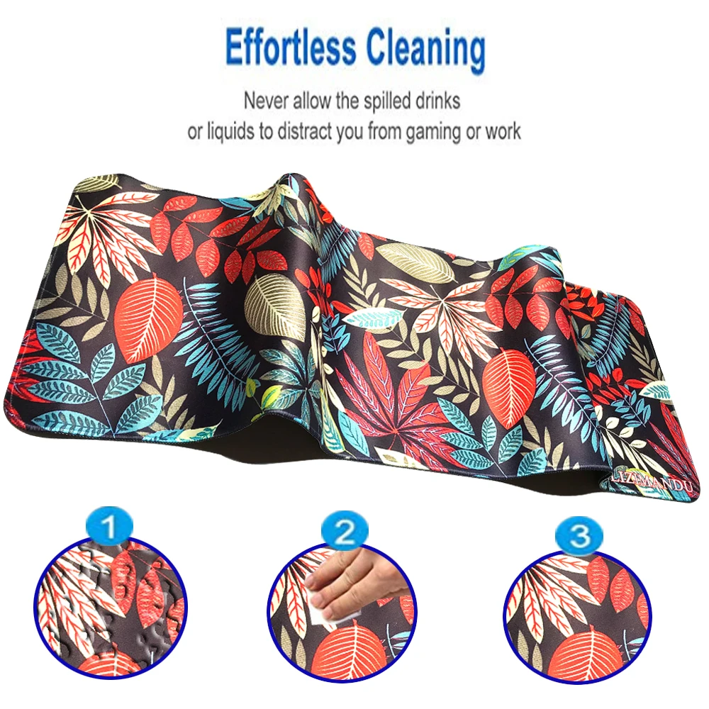  Large Size Gaming Mouse Pad Anti-slip Natural Rubber PC Computer Gamer Mousepad Desk Mat Locking Ed